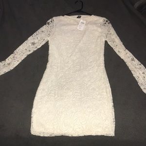 White lace dress